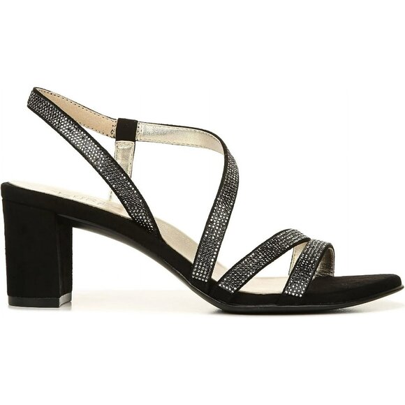 Naturalizer Shoes - Naturalizer Womens Vanessa2 Strappy Open Toe Heeled Sandals Black 9M NIB